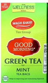 Green Tulsi Tea Bags (Wagh Bakri) - 25 Bags