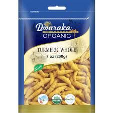 Organic Whole Turmeric (Dwaraka) - 200 GM